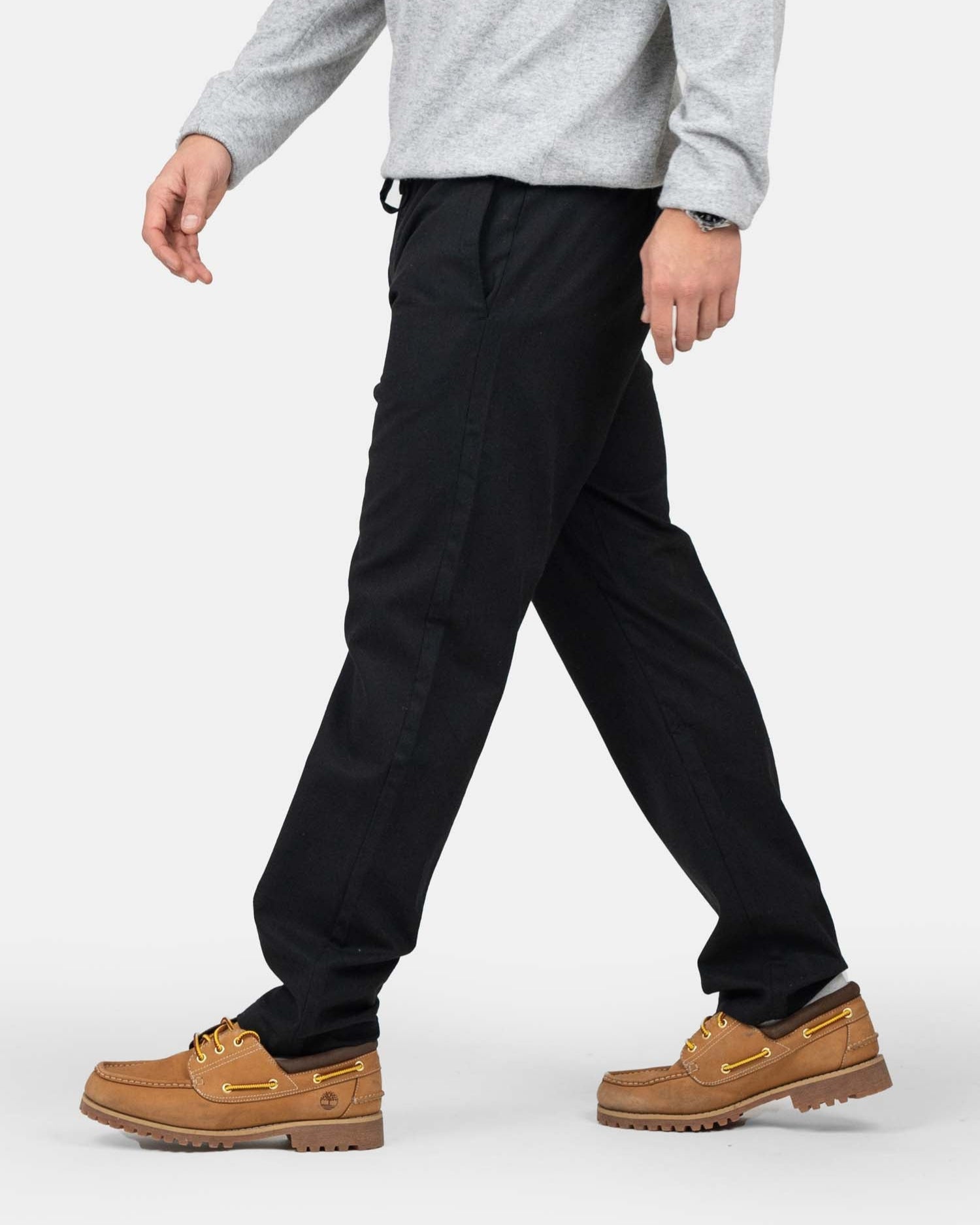 Heavyweight Hørbukser Sort | Skagen - clothing.dk